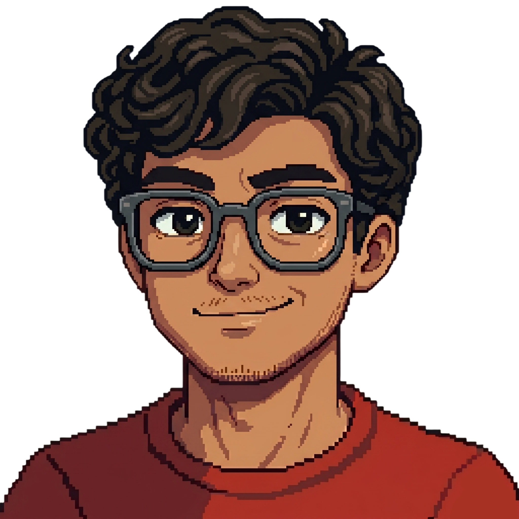 Ahmed Sameh — pixel avatar (light)